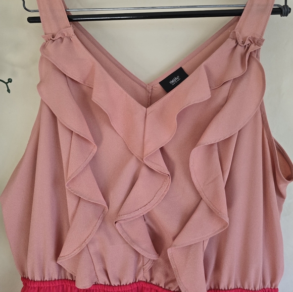 New Without Tags Coral And Orangish Dress - Picture 3 of 6